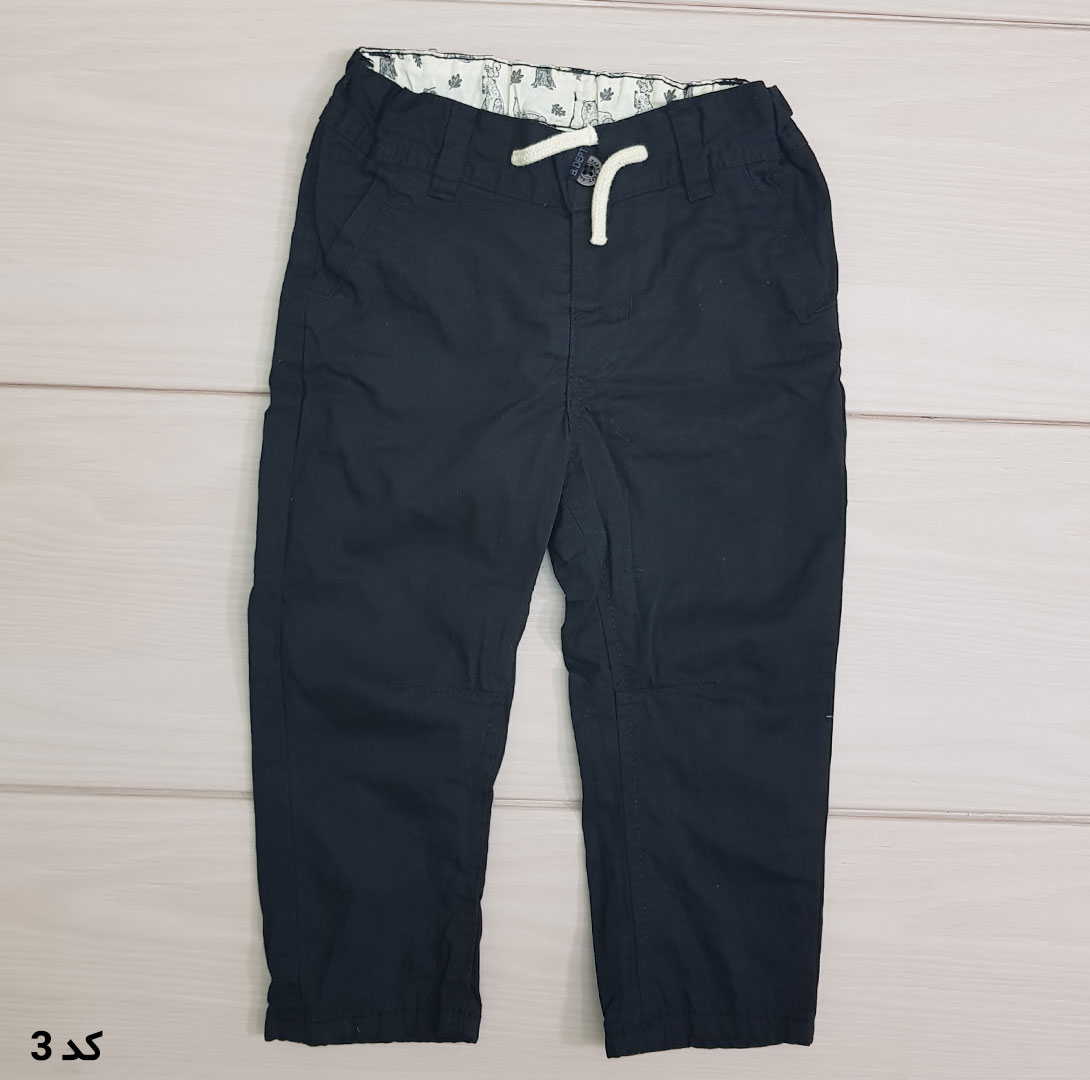 شلوار کتان پسرانه 22209 سایز 6 ماه تا 2 سال مارک H&M